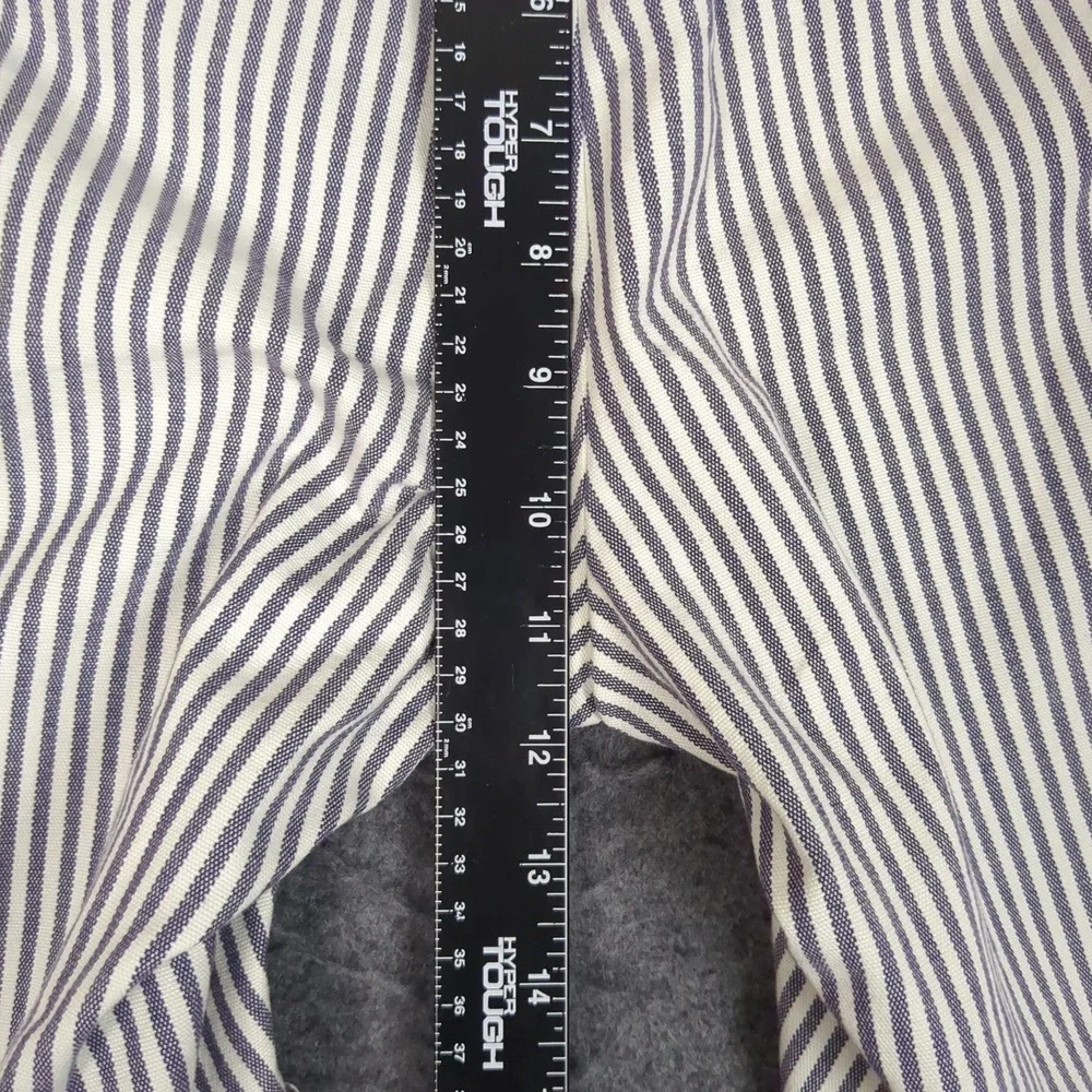 Banana Republic Womens Blue White Striped Chino‎ Shorts Size 4 Nautical Preppy